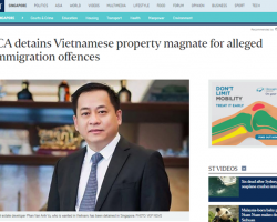 Singapore xác nhận đang tạm giữ một người tên Phan Van Anh Vu